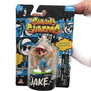 Sybo Games Subway Surfers Skating Jake Figure With Sticker New